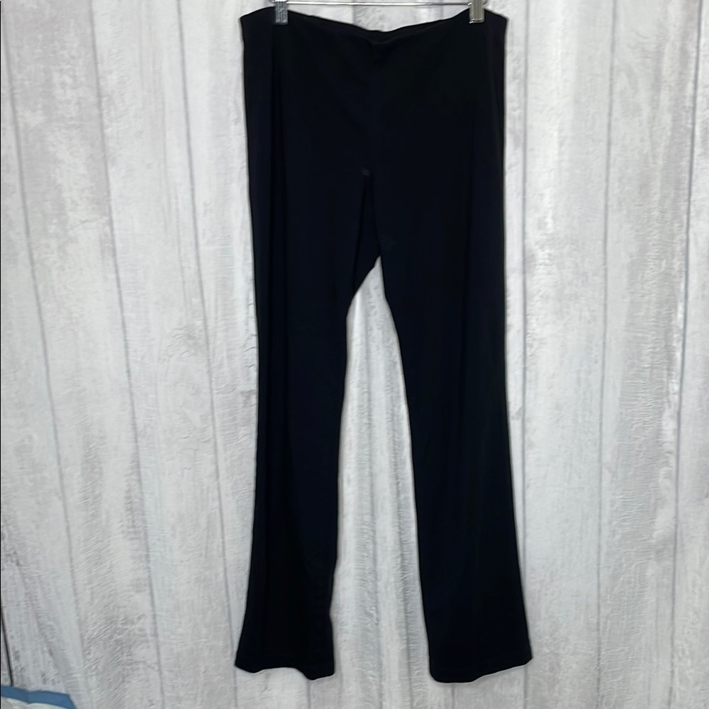 Eileen Fisher knit straight leg pant.